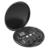 Mini 6-in-1 Cable & Adapter Set — USB-C, Lightning, Micro, 60W Fast Charge